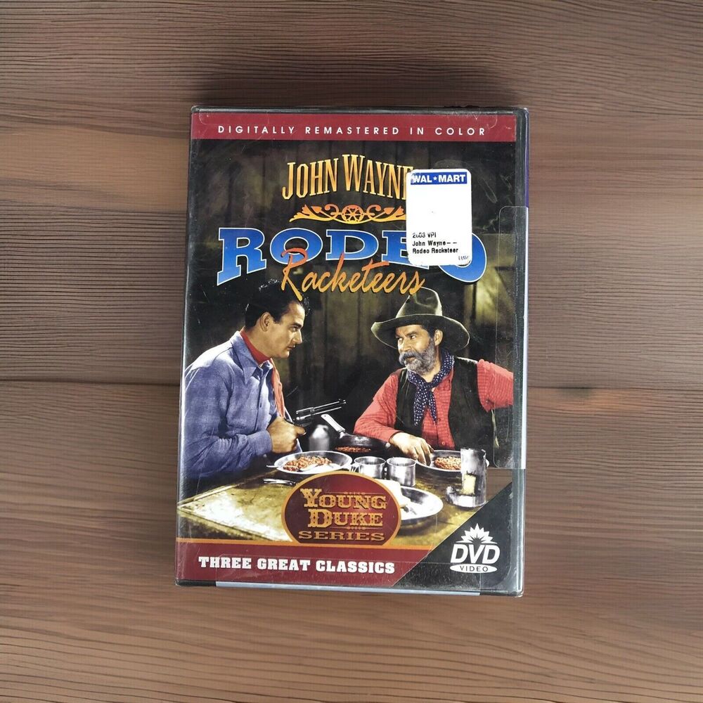 John Wayne Rodeo Racketeers DVD Young Duke Series Gabby Hayes 3 Great Westerns